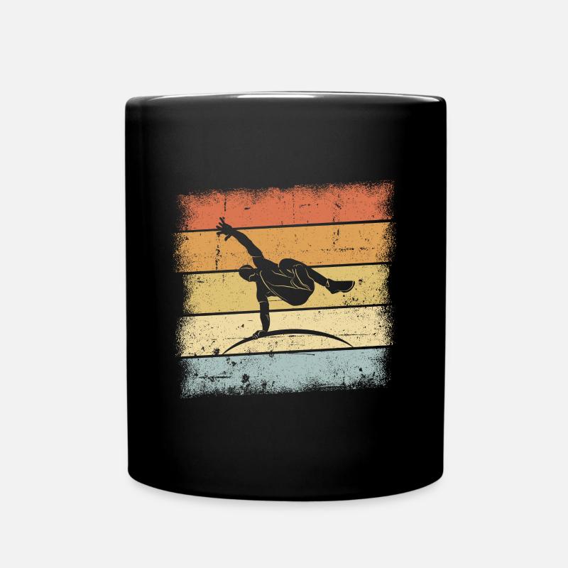 Parkour Vintage Retro - Full Colour Mug - black