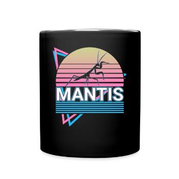 Mante religieuse Mante religieuse Cadeau rétro - Mug uni - noir - Devant