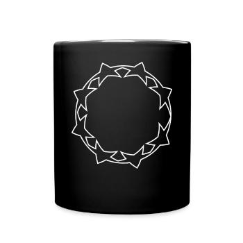 Cool Star Circle White - Full Colour Mug - black - Front
