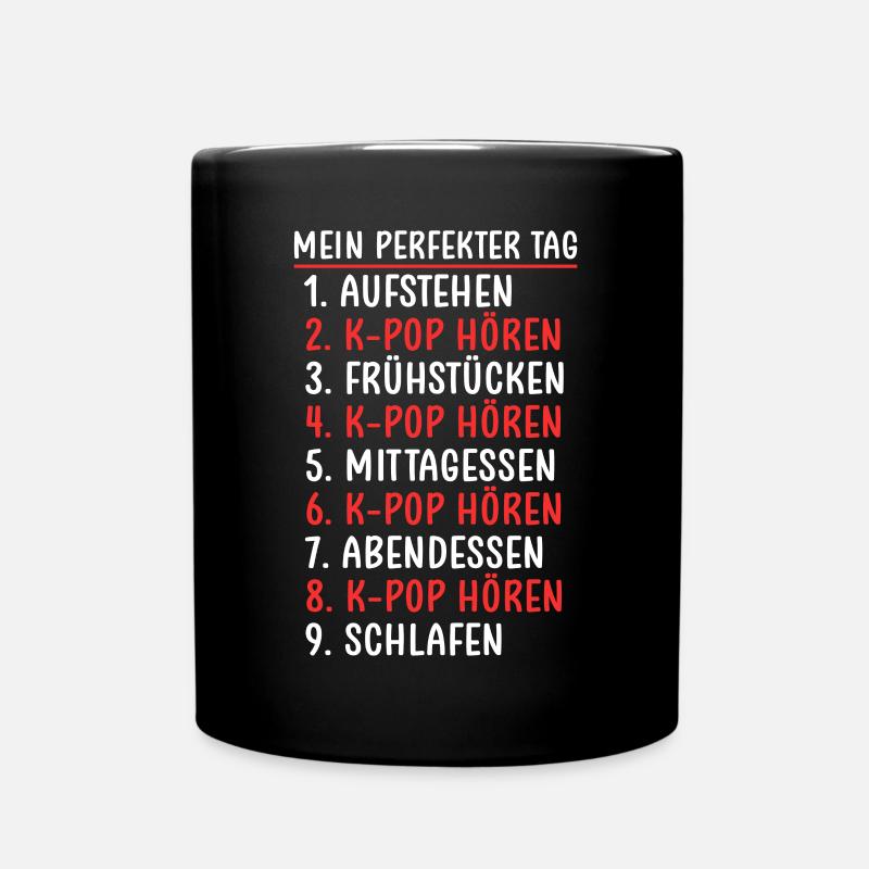 K-pop - Tasse einfarbig - Schwarz
