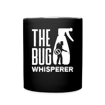 Pest Control Technician Exterminator The Bug - Tasse einfarbig - Schwarz - Vorne