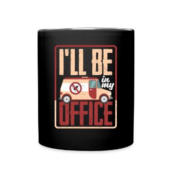 Pest Control Technician Exterminator I'll Be In - Tasse einfarbig - Schwarz - Vorne