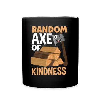 Axe Hatchet Throwing Hatchet Ax Thrower Funny Pun - Tasse einfarbig - Schwarz - Vorne