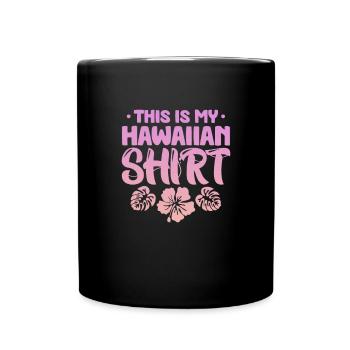 Hawaï - Mug uni - noir - Devant
