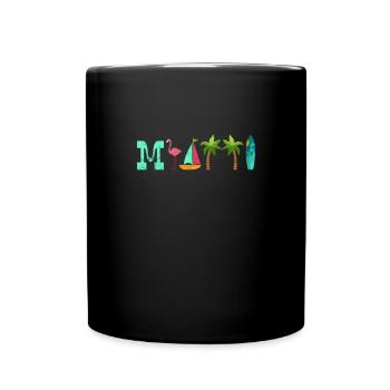 Miami Floride USA Amérique Cadeau de Voyage de Vacances - Mug uni - noir - Devant