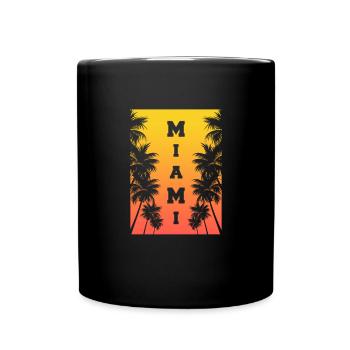Miami - Mug uni - noir - Devant
