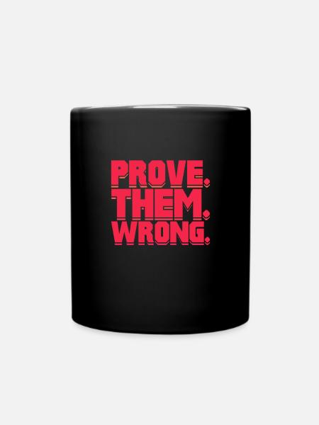 Motivation - Tasse einfarbig - Schwarz