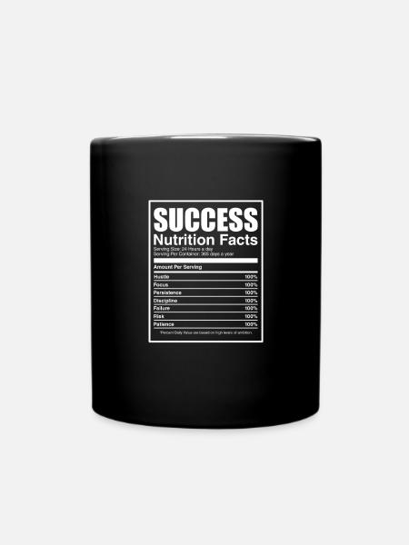 Motivation - Tasse einfarbig - Schwarz