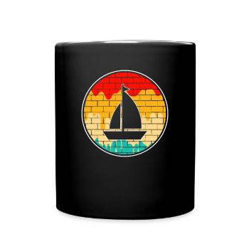 Voile Rétro - Mug uni - noir - Devant