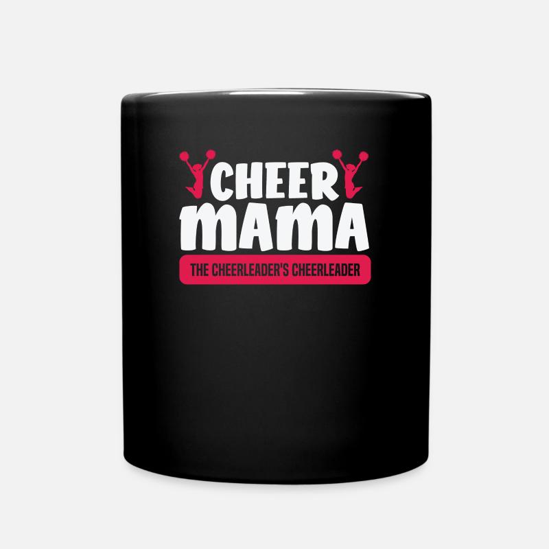 Cheer Mama The Cheerleader's Cheerleader - Full Colour Mug - black