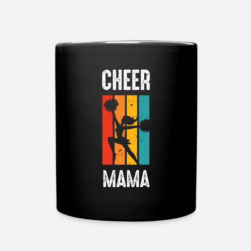 Cheer Mom - Tasse einfarbig - Schwarz
