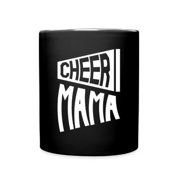 Cheer Mom - Tasse einfarbig - Schwarz - Vorne