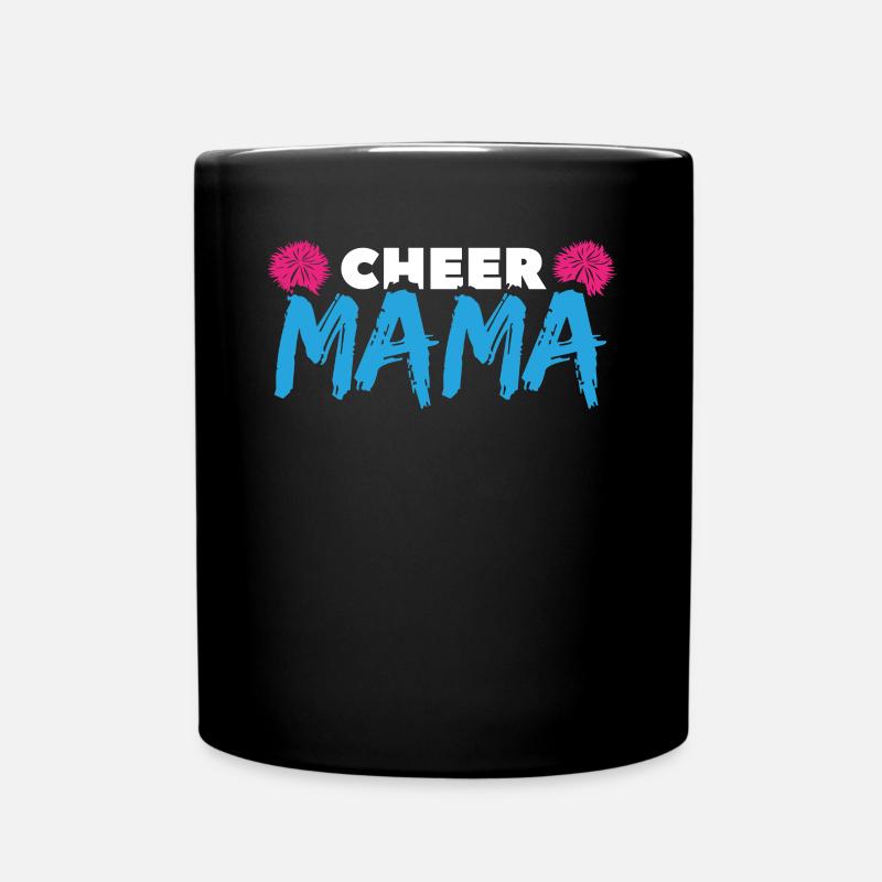 Cheer Mom - Full Colour Mug - black