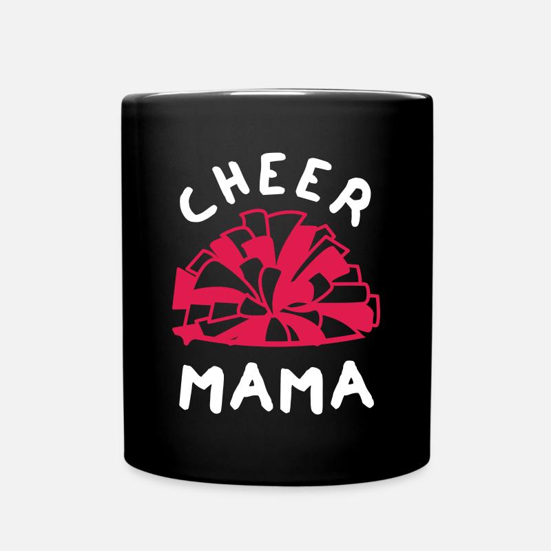 Cheer Mom - Tasse einfarbig - Schwarz
