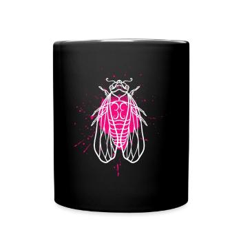 Cicada Colourful - Full Colour Mug - black - Front