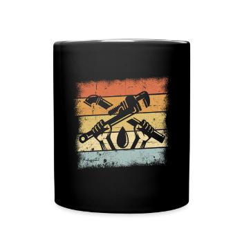 Plumber - Full Colour Mug - black - Front