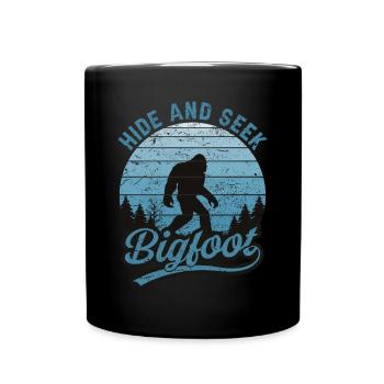 Bigfoot Hide And Seek Nature Lovers Camper - Mug uni - noir - Devant