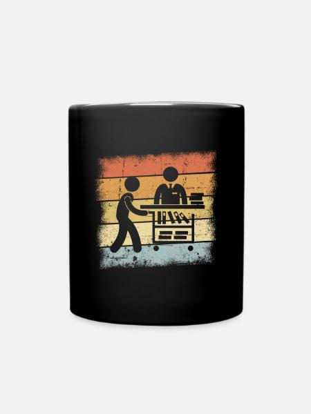 Bibliothekar - Tasse einfarbig - Schwarz