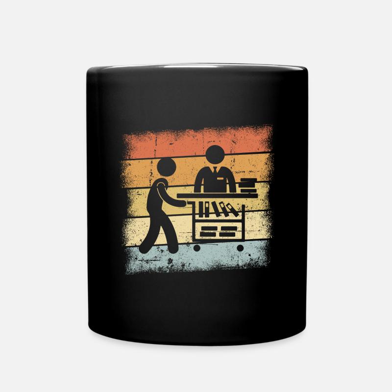 Bibliothekar - Tasse einfarbig - Schwarz