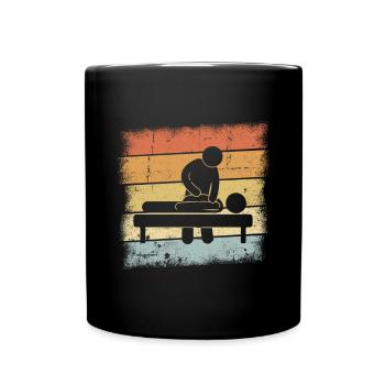Masseur Gift - Full Colour Mug - black - Front