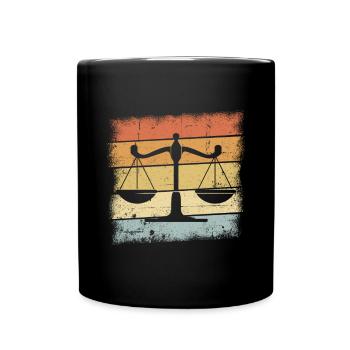 Lawyer Gift - Full Colour Mug - black - Front