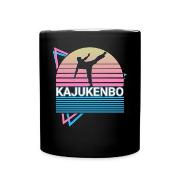 Kajukenbo Hawaiianische Kampfkunst Retro Geschenk - Tasse einfarbig - Schwarz - Vorne