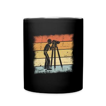Cadeau d’arpenteur - Mug uni - noir - Devant