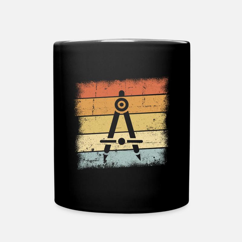 Compas - Mug uni - noir