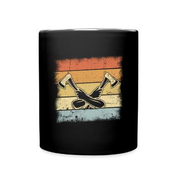 Lumberjack Gifts - Full Colour Mug - black - Front