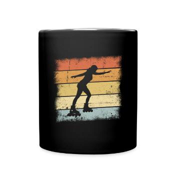 Roller derby - Mug uni - noir - Devant