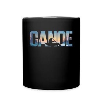 Canoe Canoeing Canoe - Full Colour Mug - black - Front