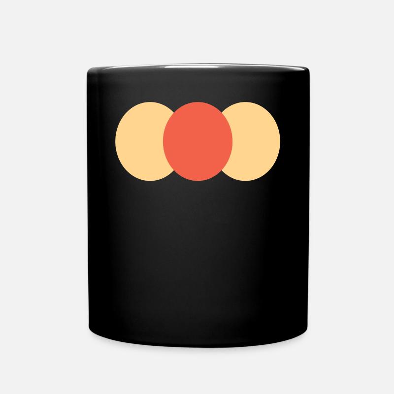 Trois cercles - Mug uni - noir