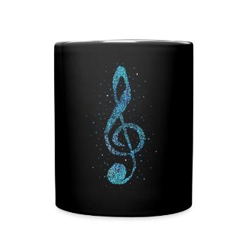 Musicien de bowl chanteur musicien chef d’orchestre - Mug uni - noir - Devant