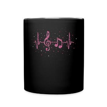 Professeur de musique Musikverein Choir Music School - Mug uni - noir - Devant