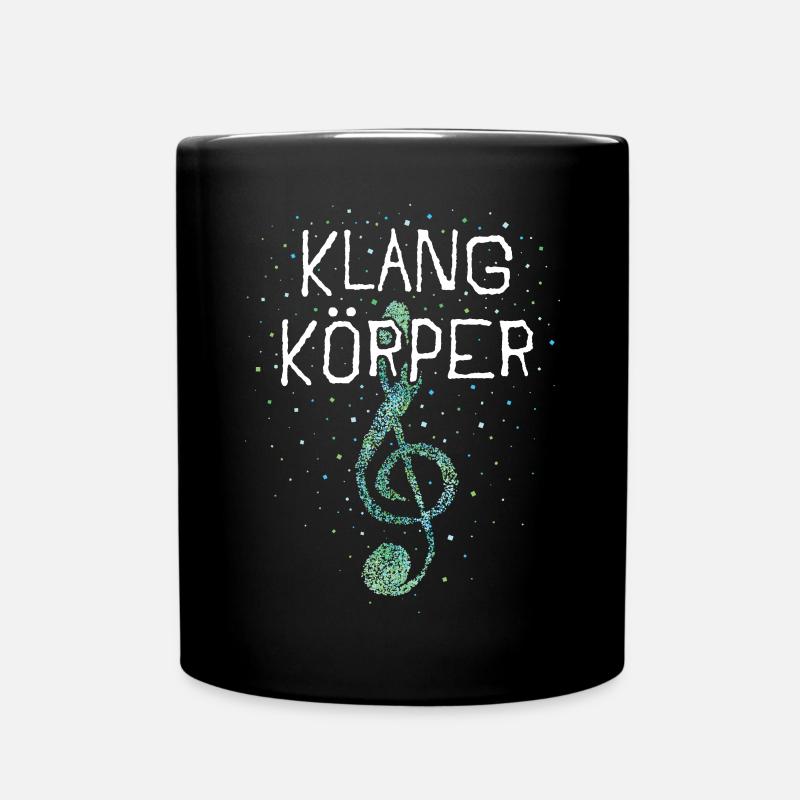 Klangkörper Sänger Sängerin Sopran Chor - Tasse einfarbig - Schwarz