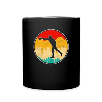 Boxen Retro - Tasse einfarbig - Schwarz - Vorne