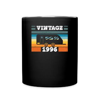 Camping car Camping born in 1996 Birthday - Full Colour Mug - black - Front