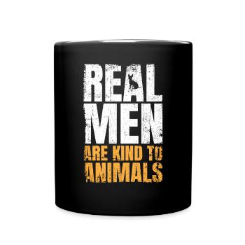 Dog Rescue Designs For Animal Rights Activists - Full Colour Mug - black - Front