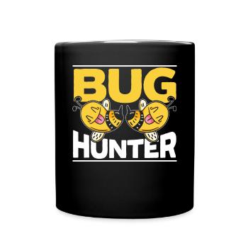 Chasseur d’insectes Entomologie Insect Catching Ladybug - Mug uni - noir - Devant