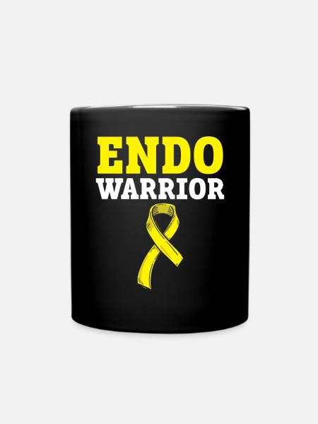 Endo Warrior Endo Warrior Maladie de sensibilisation à l’endo-lit - Mug uni - noir