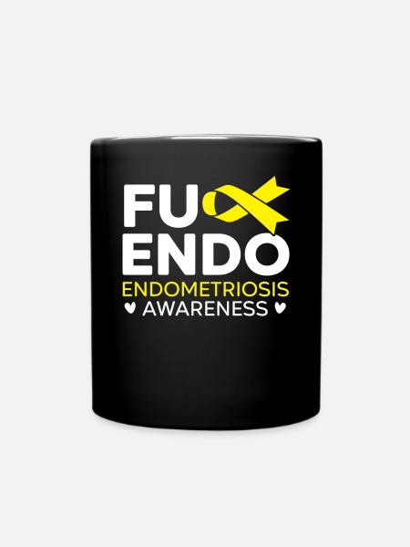 Endo Warrior Endo Warrior Maladie de sensibilisation à l’endo-lit - Mug uni - noir