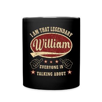 William i am that legendary William - Tasse einfarbig - Schwarz - Vorne