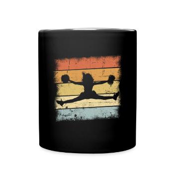 Cheerleading Rétro - Mug uni - noir - Devant