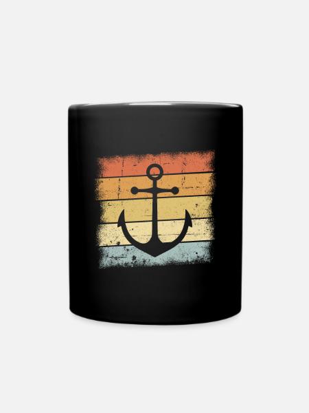 Anker Vintage - Tasse einfarbig - Schwarz