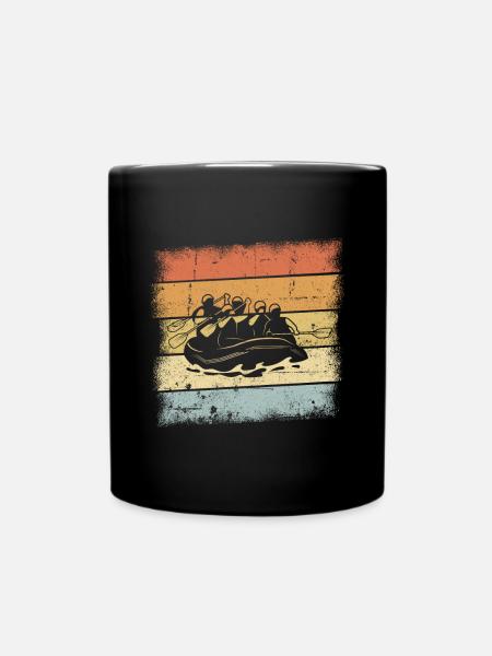 Rudern - Tasse einfarbig - Schwarz