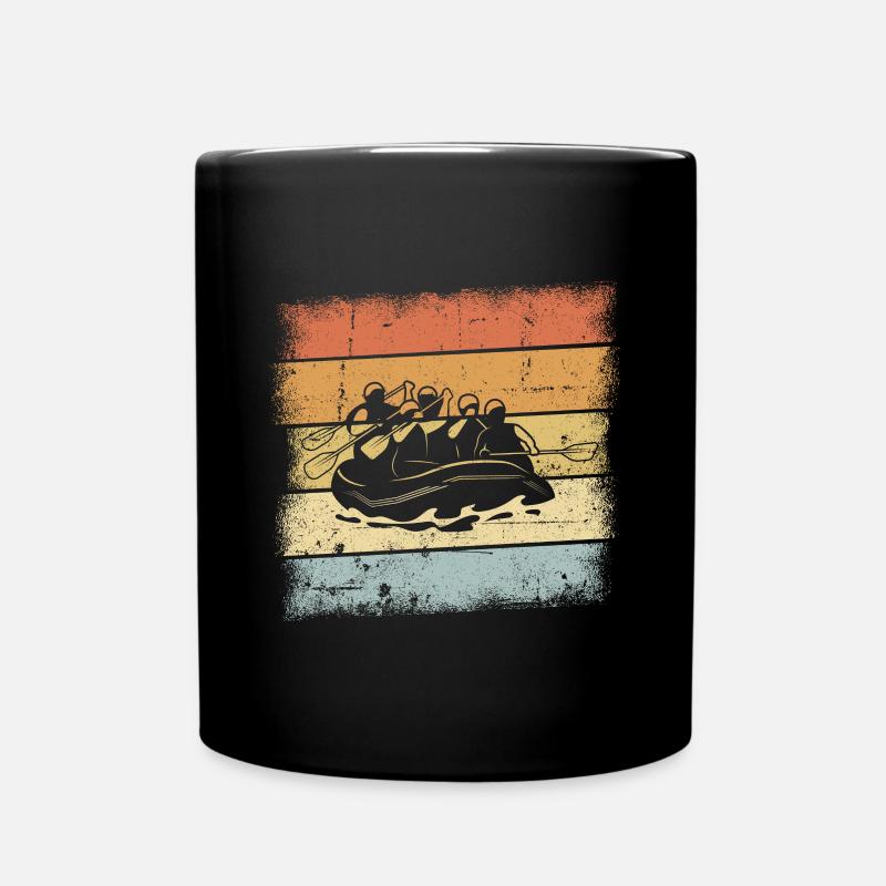 Rudern - Tasse einfarbig - Schwarz