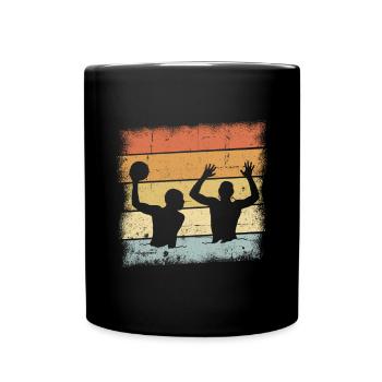 Water Polo Design - Full Colour Mug - black - Front
