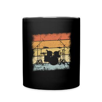 Drummer - Full Colour Mug - black - Front