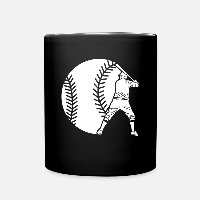Cadeau de chemise de baseball - Mug uni - noir