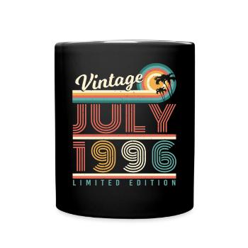 Birthday greeting July 1996 - Full Colour Mug - black - Front
